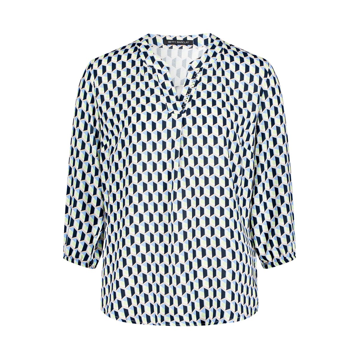 Tunique à manches 3/4 bleu/vert, BETTY BARCLAY