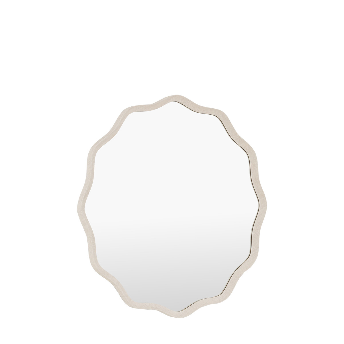80cm Morley Wave Round Mirror grey, ÉDITÉ
