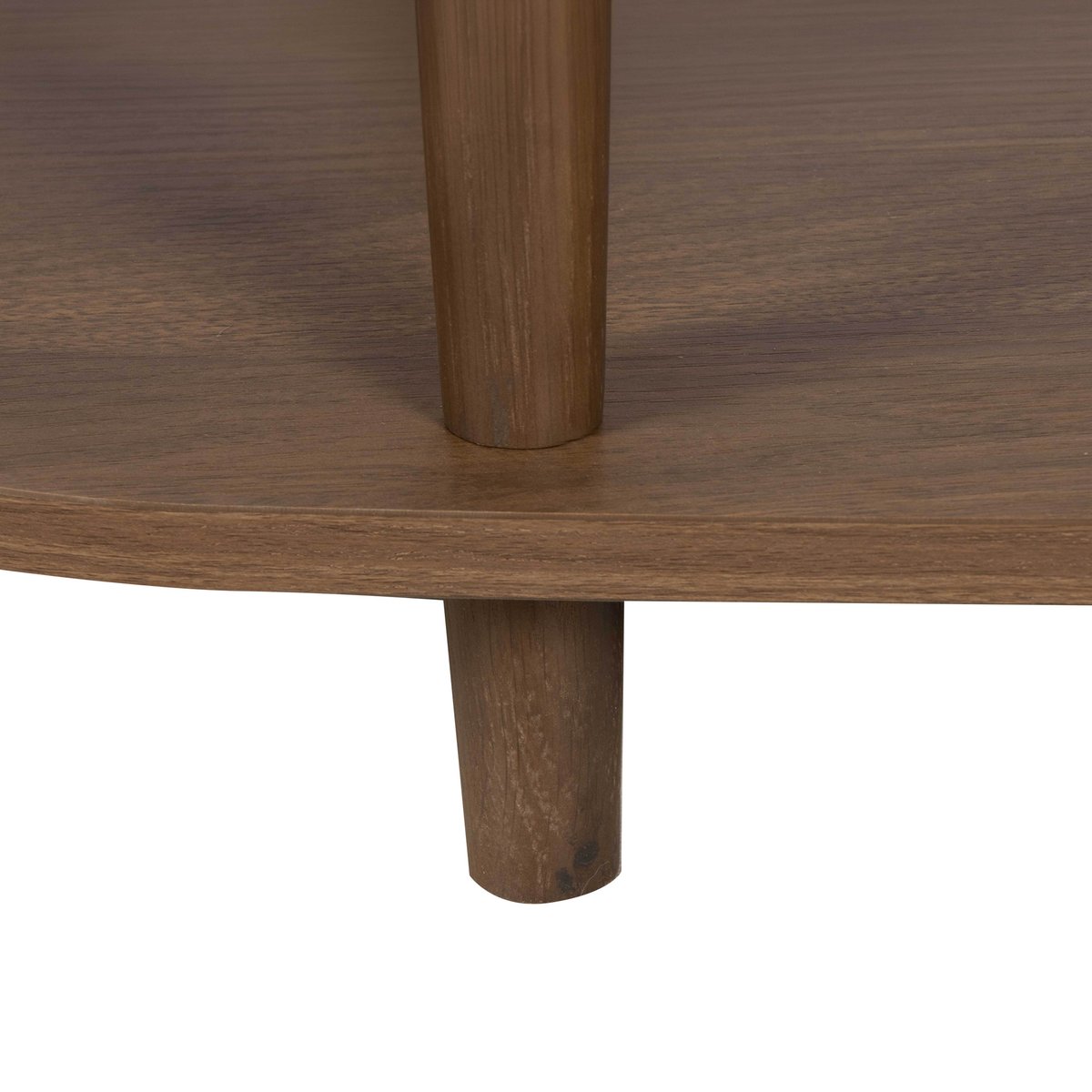 Etagère haute effet bois 120x77 cm, SUZY bois foncé, OVIALA