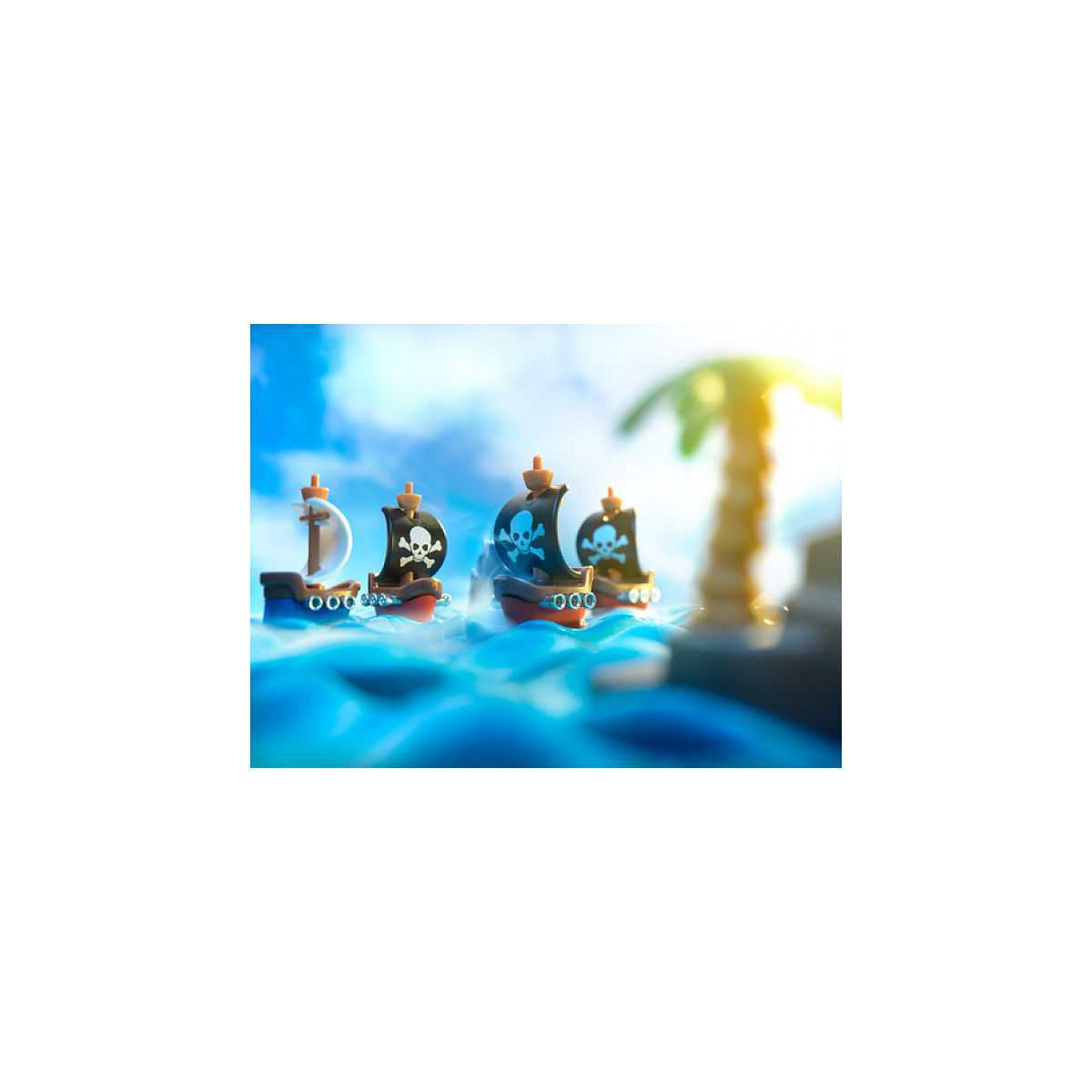 SmartGames jeu de logique Pirates en vue! aqua, SMART GAMES