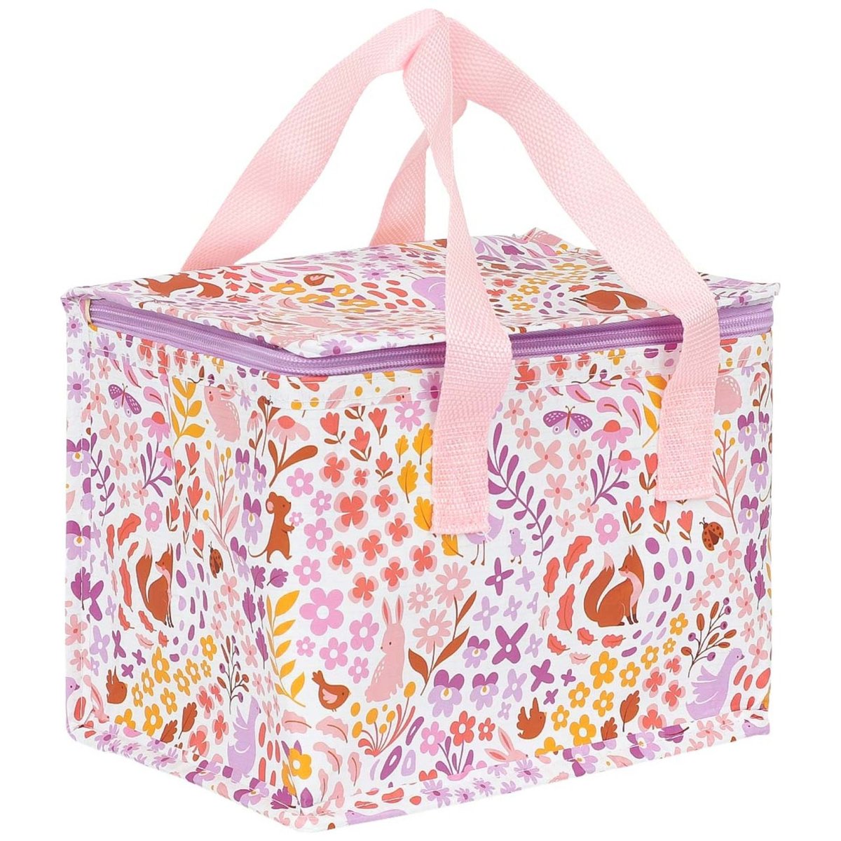 Sac repas isotherme enfant 5,5 L rose fleurs du jardin, A LITTLE LOVELY COMPANY