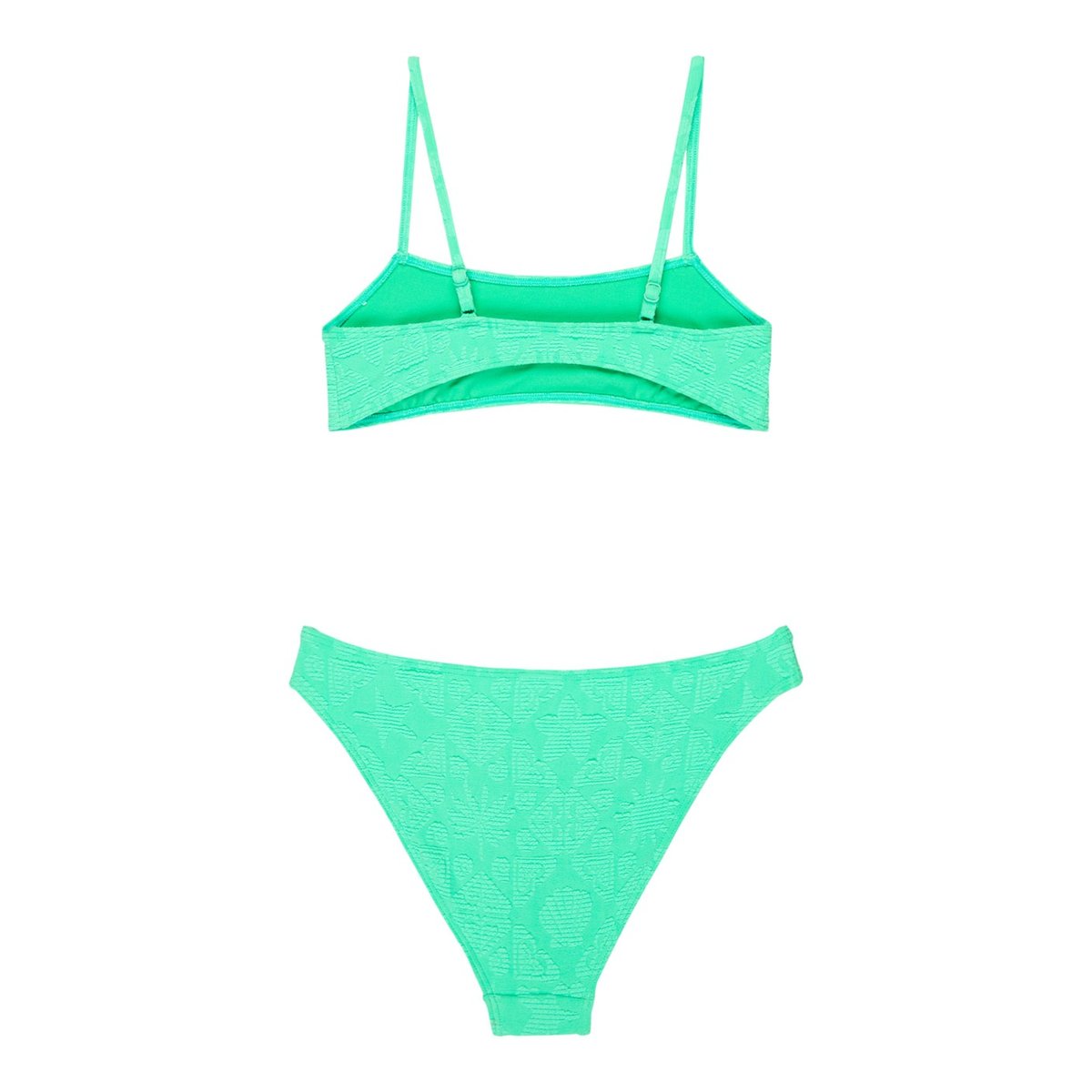 Ensemble 2 pièces bikini bralette deux pièces HIPPIE HOUR SET. vert katydid hippie hour rg, ROXY