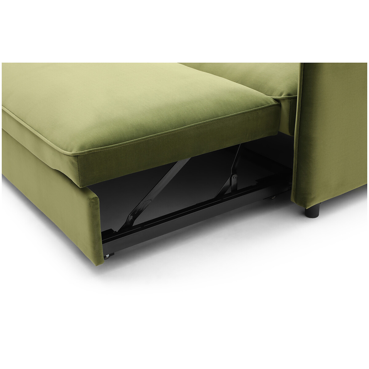Beatrice Velvet 2 Seater Pop Up Sofa Bed olive, ÉDITÉ