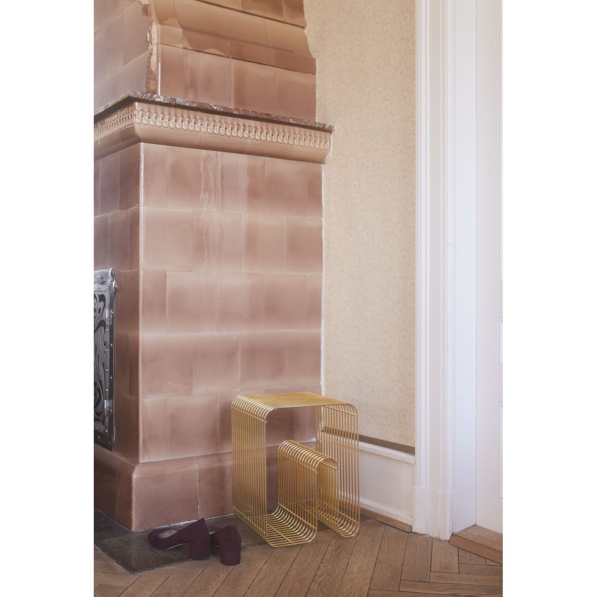 Tabouret Curva laiton, AYTM