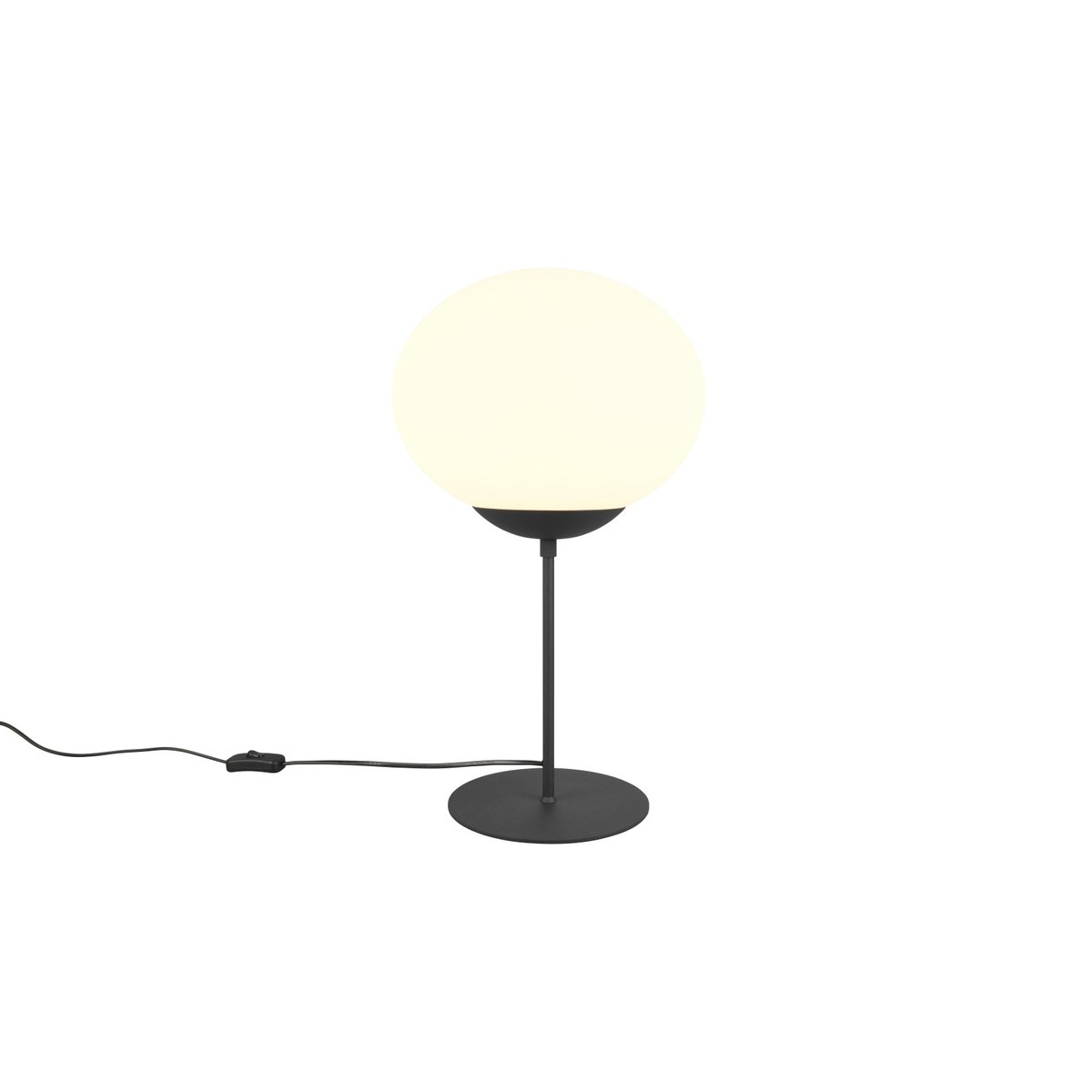 Lampe design en métal vintage, FOMENTO noir, TRIO