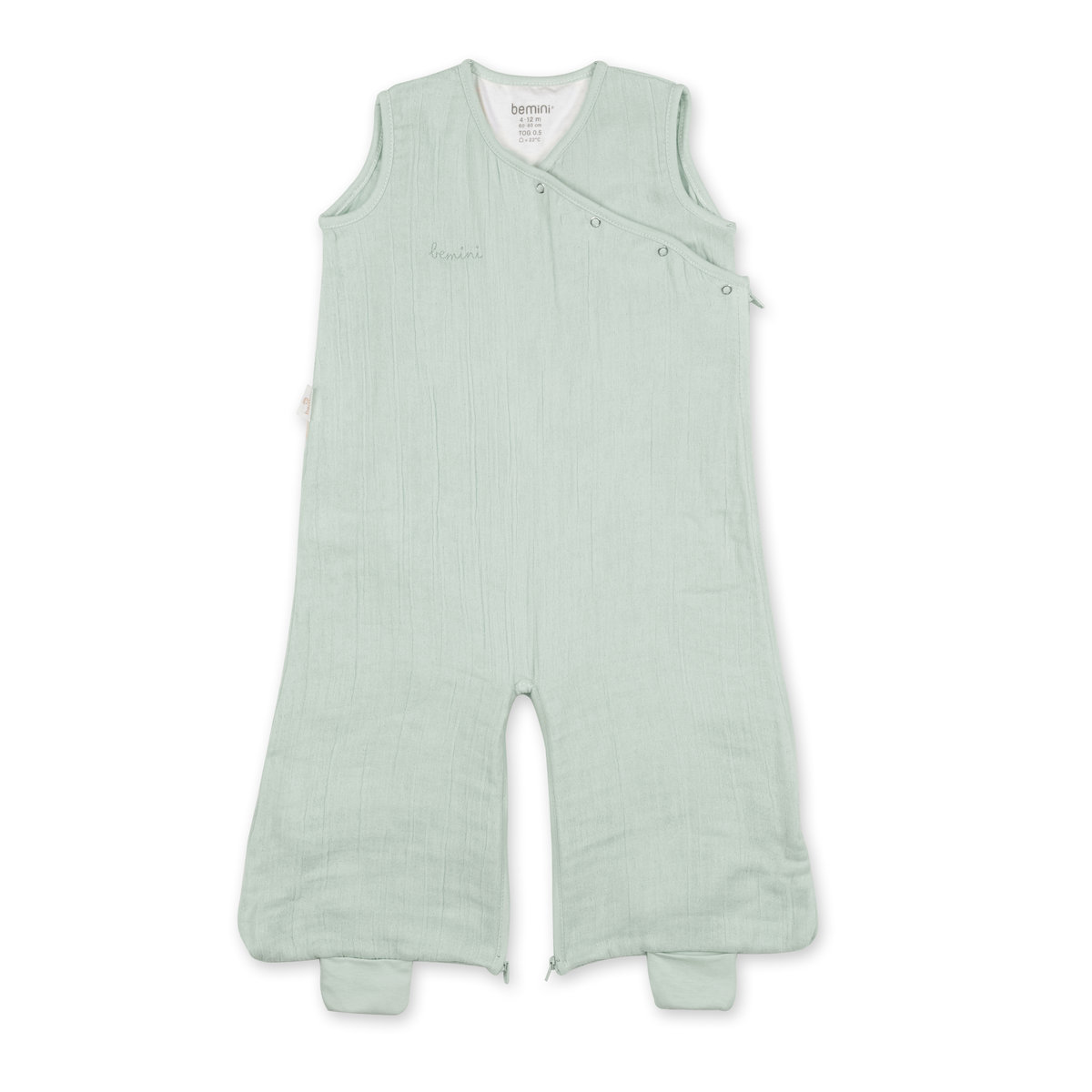 Gigoteuse jambes séparables été - TOG 0.5 Gaze douce d'été amande, BEMINI