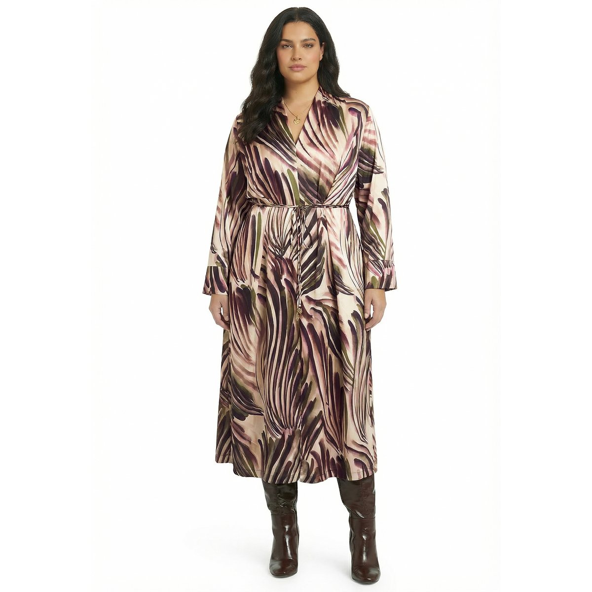 Robe avec manches longues multi, YOEK