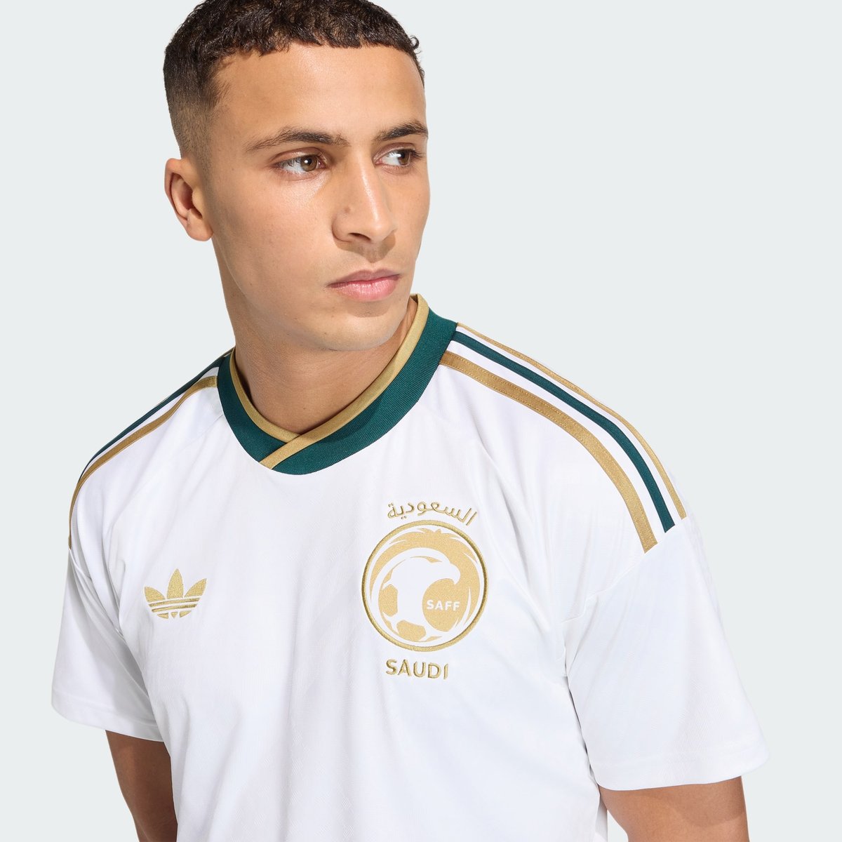 Maillot Extérieur Arabie Saoudite 26 Maillot Extérieur Arabie Saoudite 26 white / khaki / aurora ivy, adidas Performance