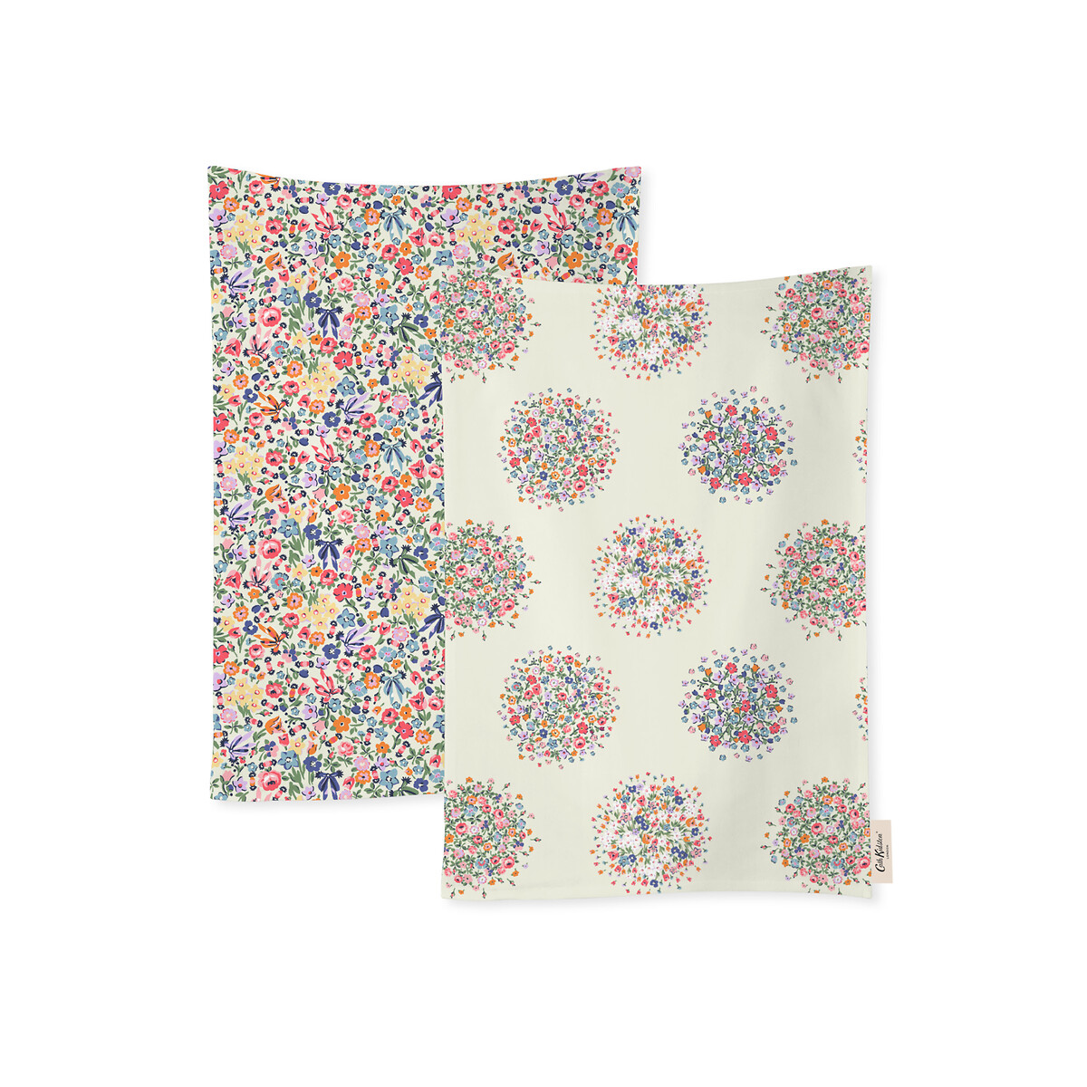 Set of 2 Harmony Ditsy Tea Towels multi-coloured, CATH KIDSTON