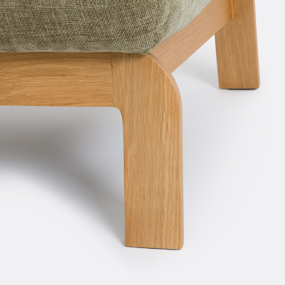 Lage gestoffeerde fauteuil, TALET eik/groen, LA REDOUTE INTERIEURS
