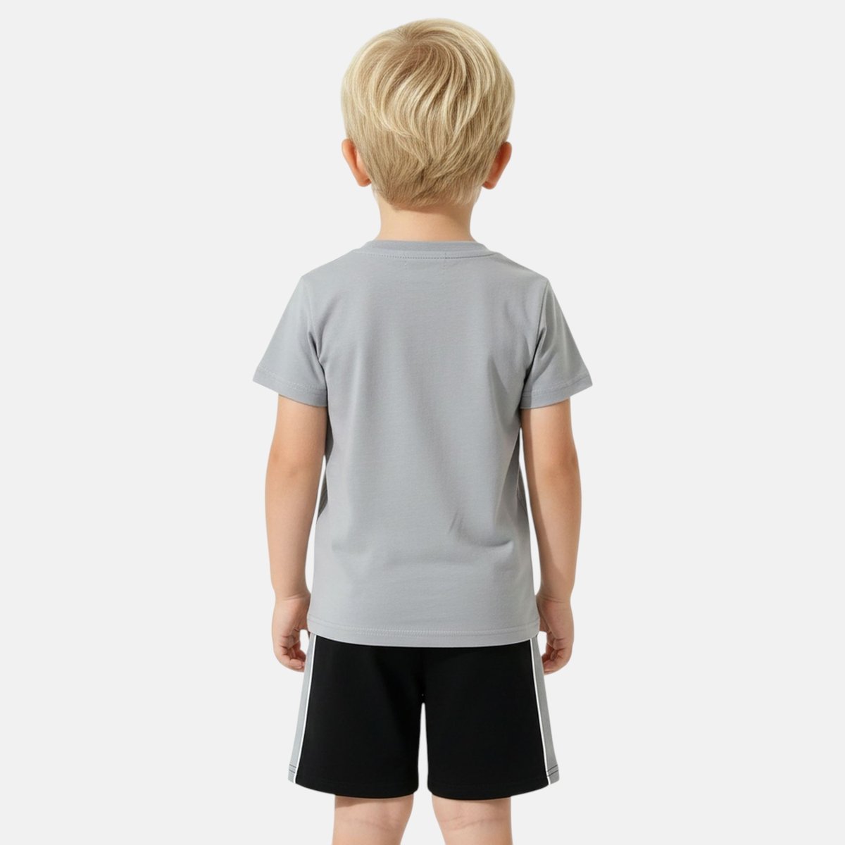 Lot de 2 t-shirts manches courtes et short TEAM gris clair, ELLESSE