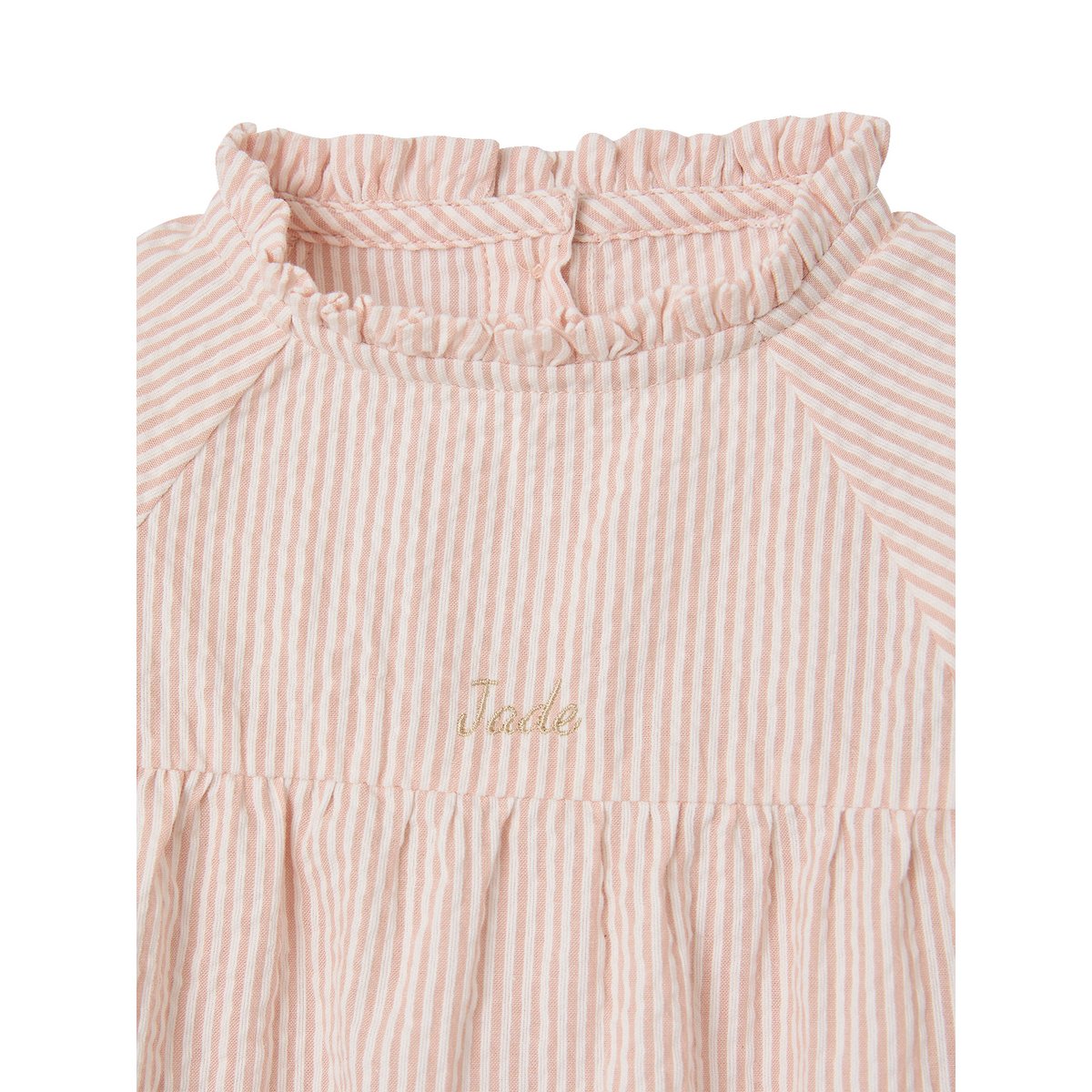 Blouse manches longues rose poudré, VERTBAUDET
