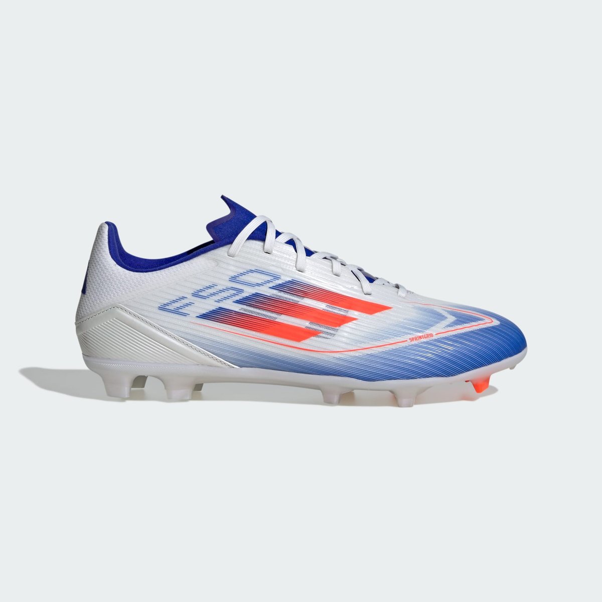 Chaussure F50 League terrain souple / multi-surfaces cloud white / solar red / lucid blue, adidas Performance