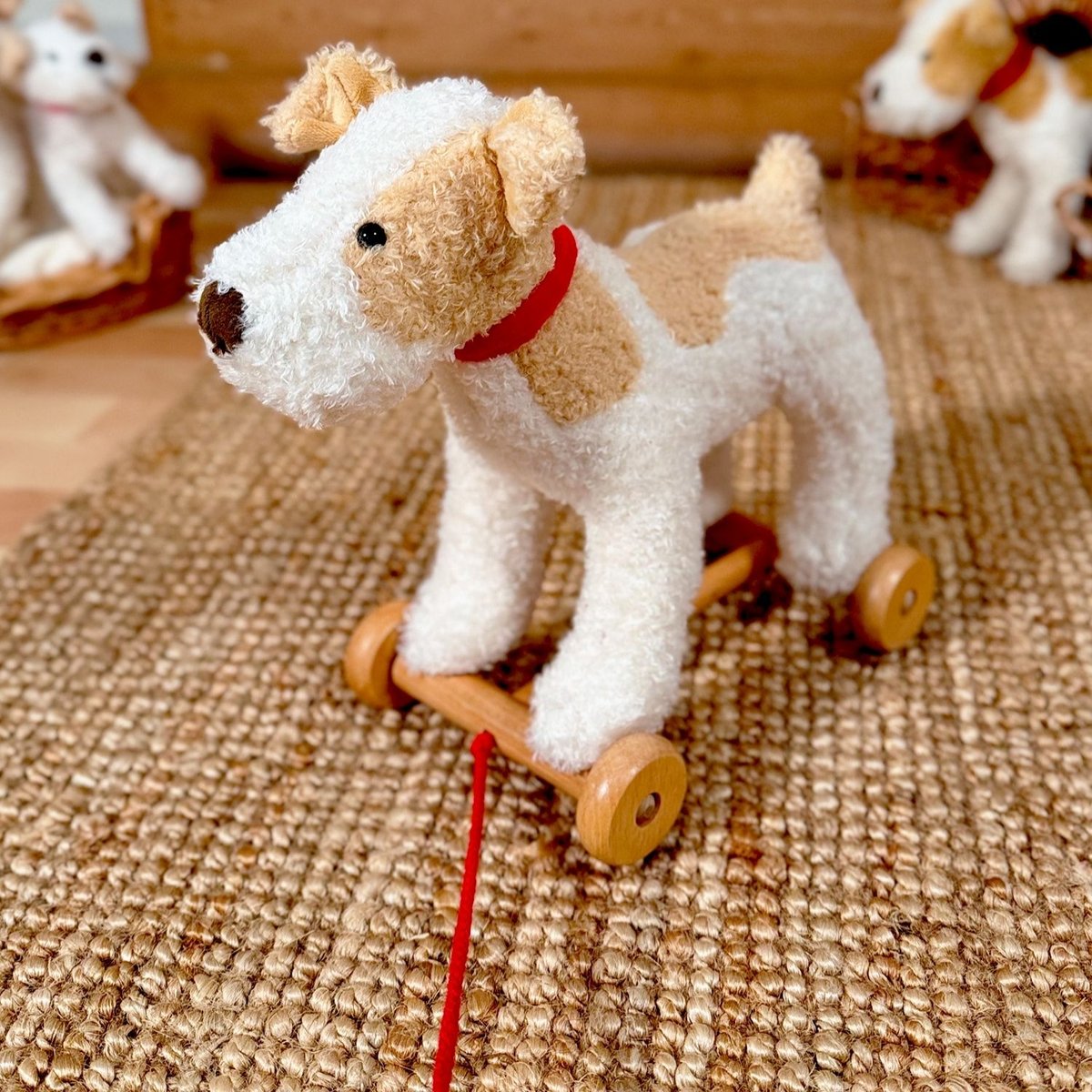 Jouet à tirer blanc, marron, EGMONT TOYS