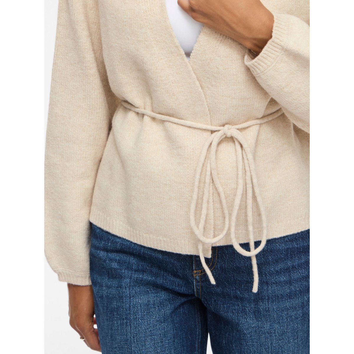 Cardigan En Maille gris - birch1, VILA