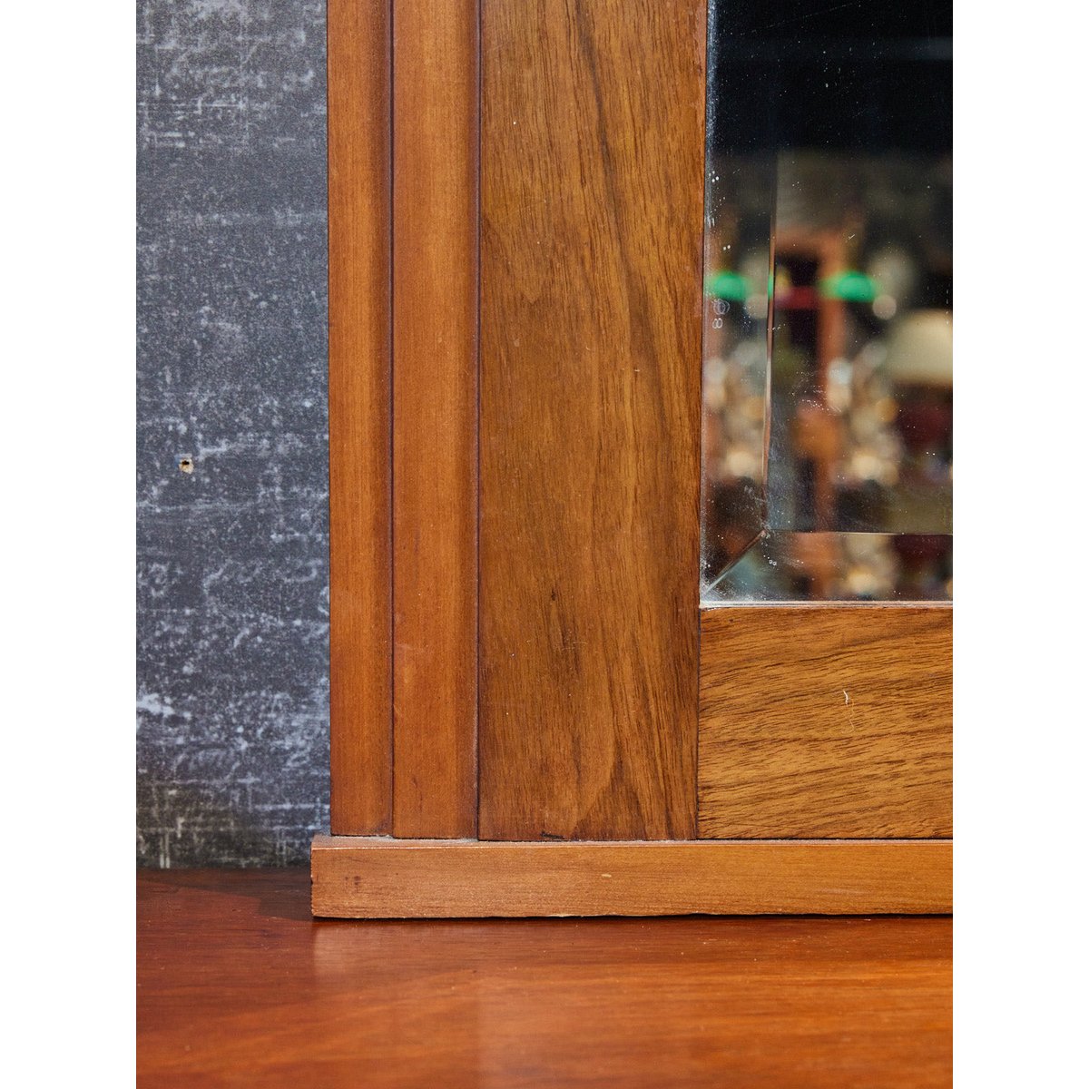 Miroir Art déco en bois Georges N°1227 - Bon état miroir, DEBONGOUT