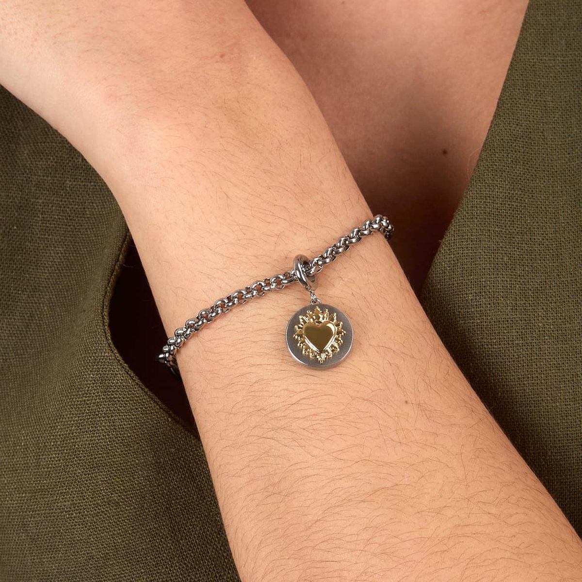 BRACELET MORELLATO DROPS - SCZ1434 stainless steel,yellow gold, MORELLATO