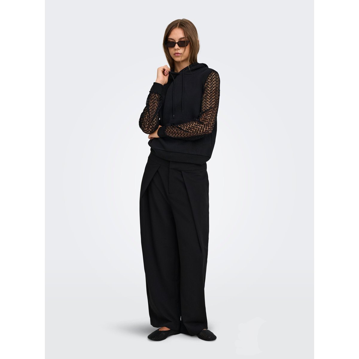 Sweat À Capuche noire - black, ONLY