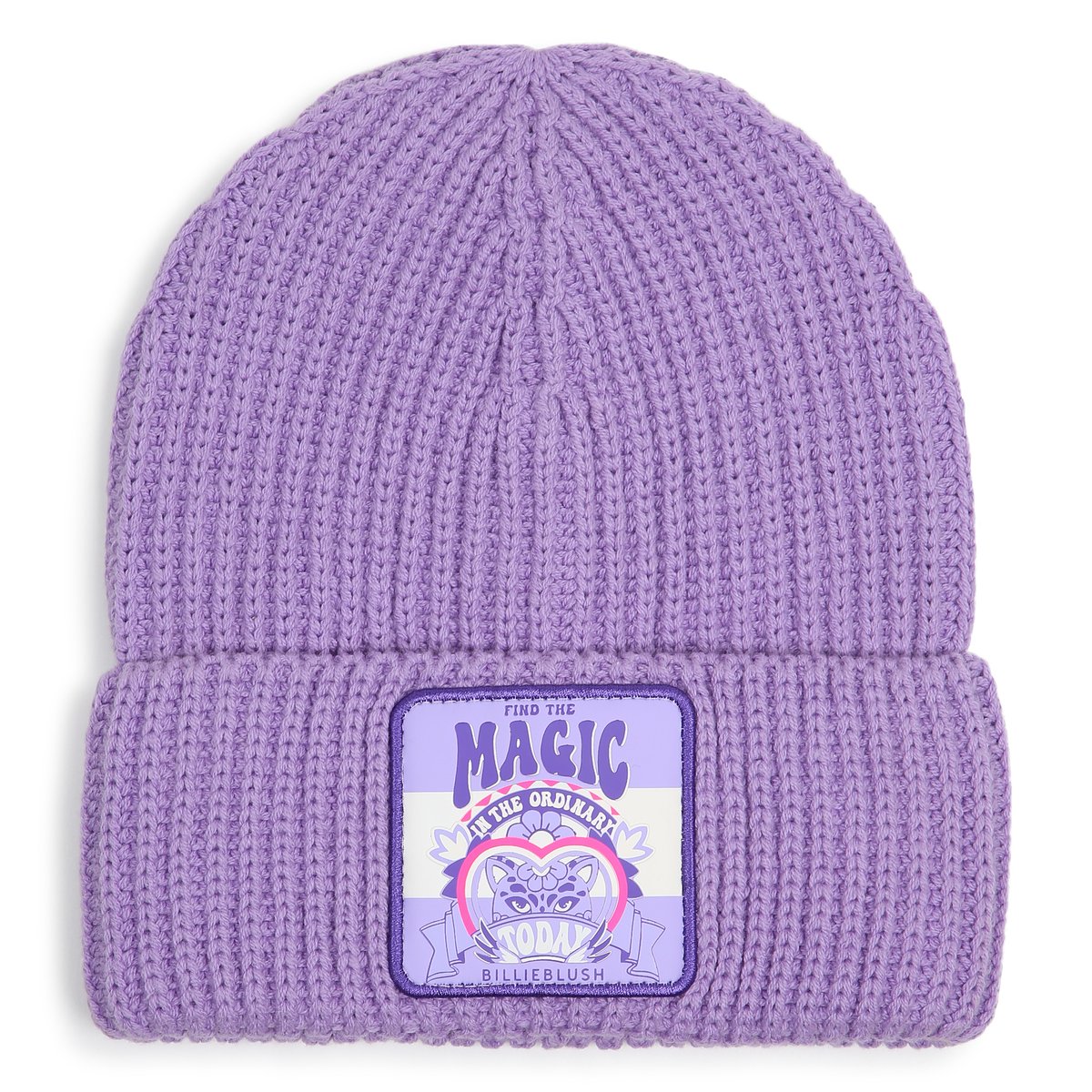 Bonnet en tricot violet tulip, BILLIEBLUSH