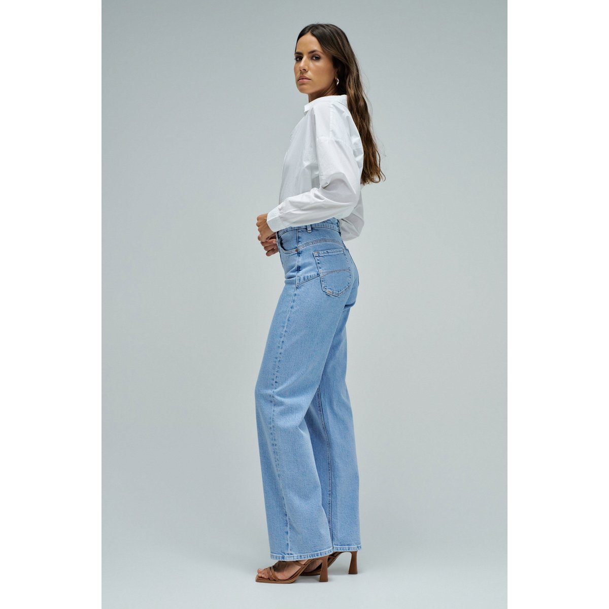 JEAN FAITH PUSH IN STRAIGHT bleu, SALSA JEANS
