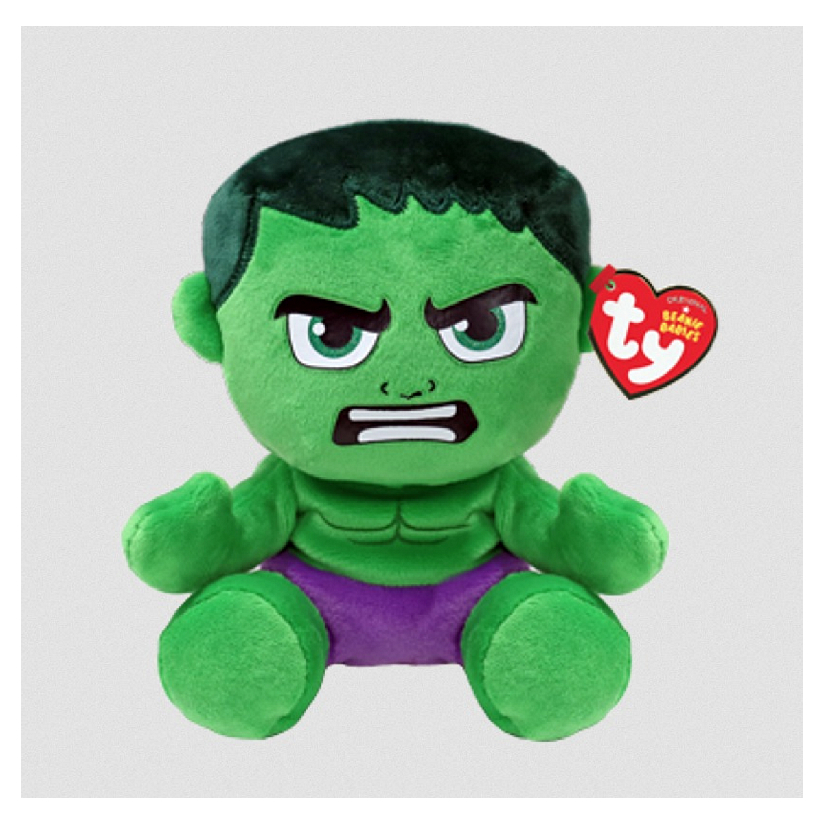 Hulk peluche soft Small vert, TY