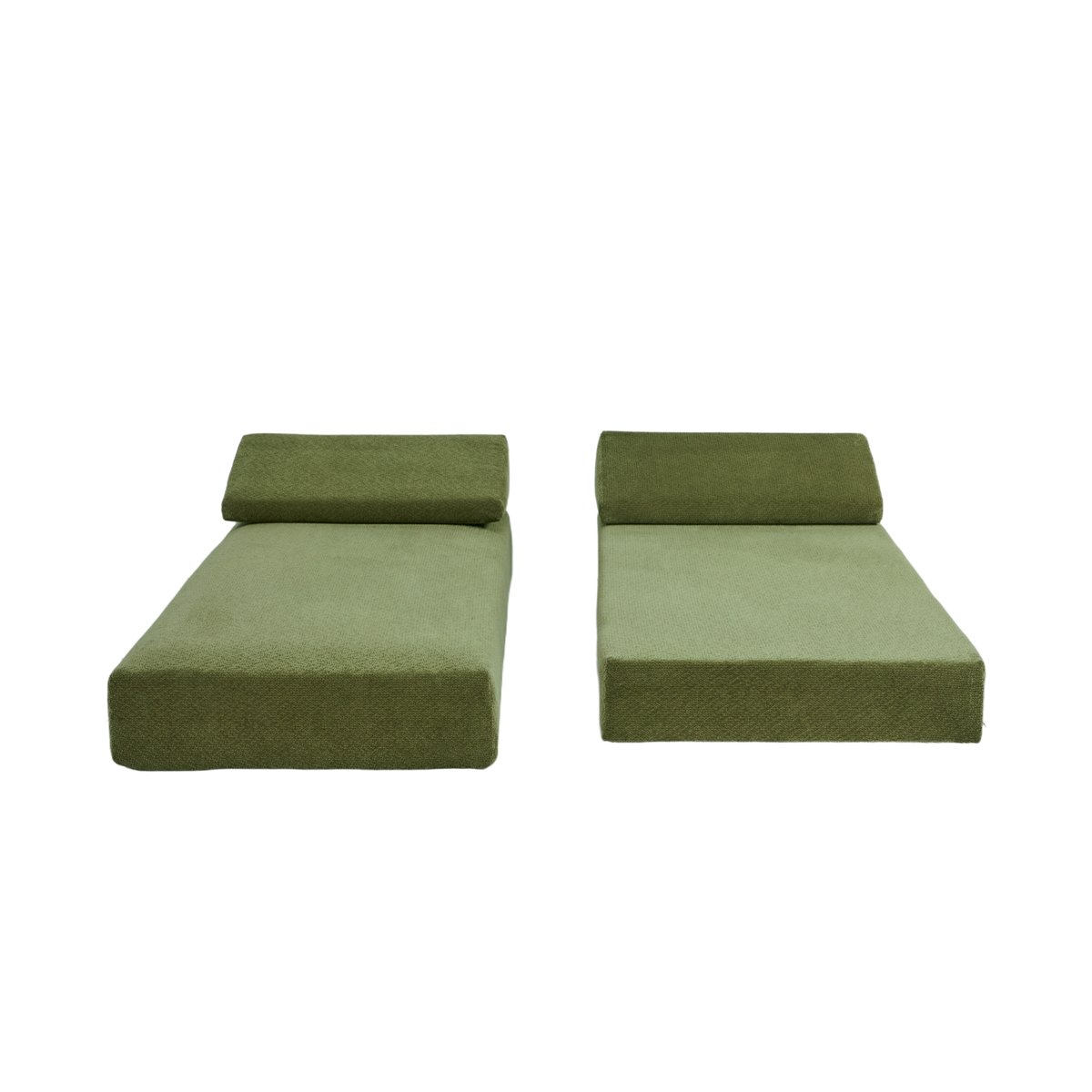 Canapé lit convertible en tissu, CASTELO vert, NORDLYS