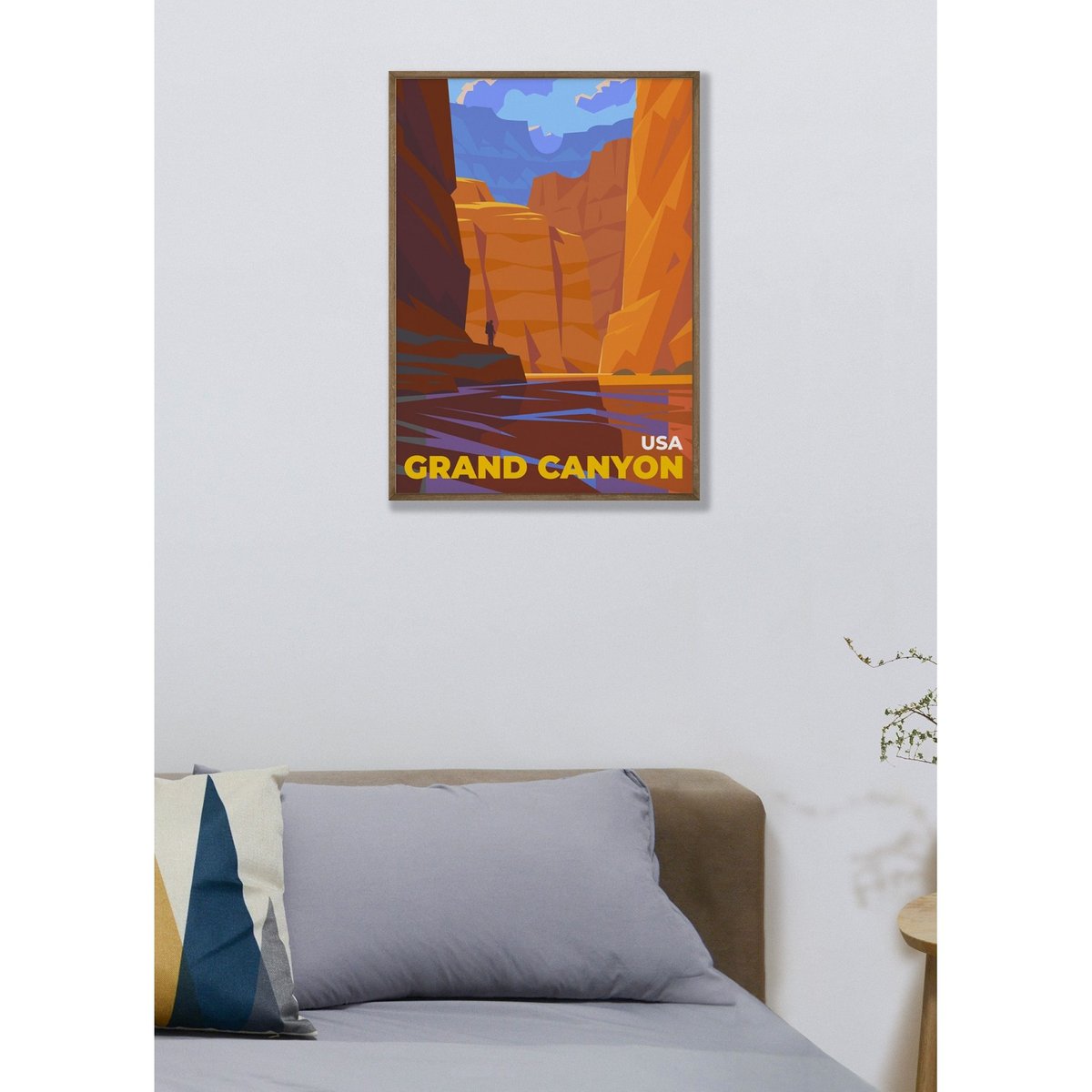 Affiche Grand Canyon 2 blanc, L'AFFICHERIE