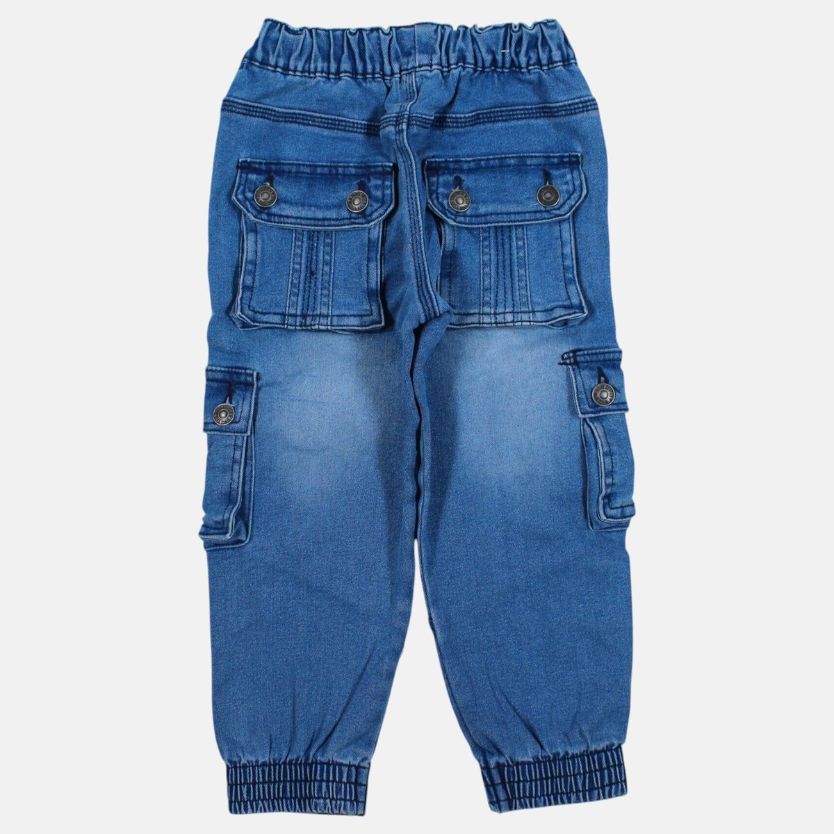 Jean cargo taille élastique à cordon, coupe décontractée CARGO KID bleu délavé, LEE COOPER