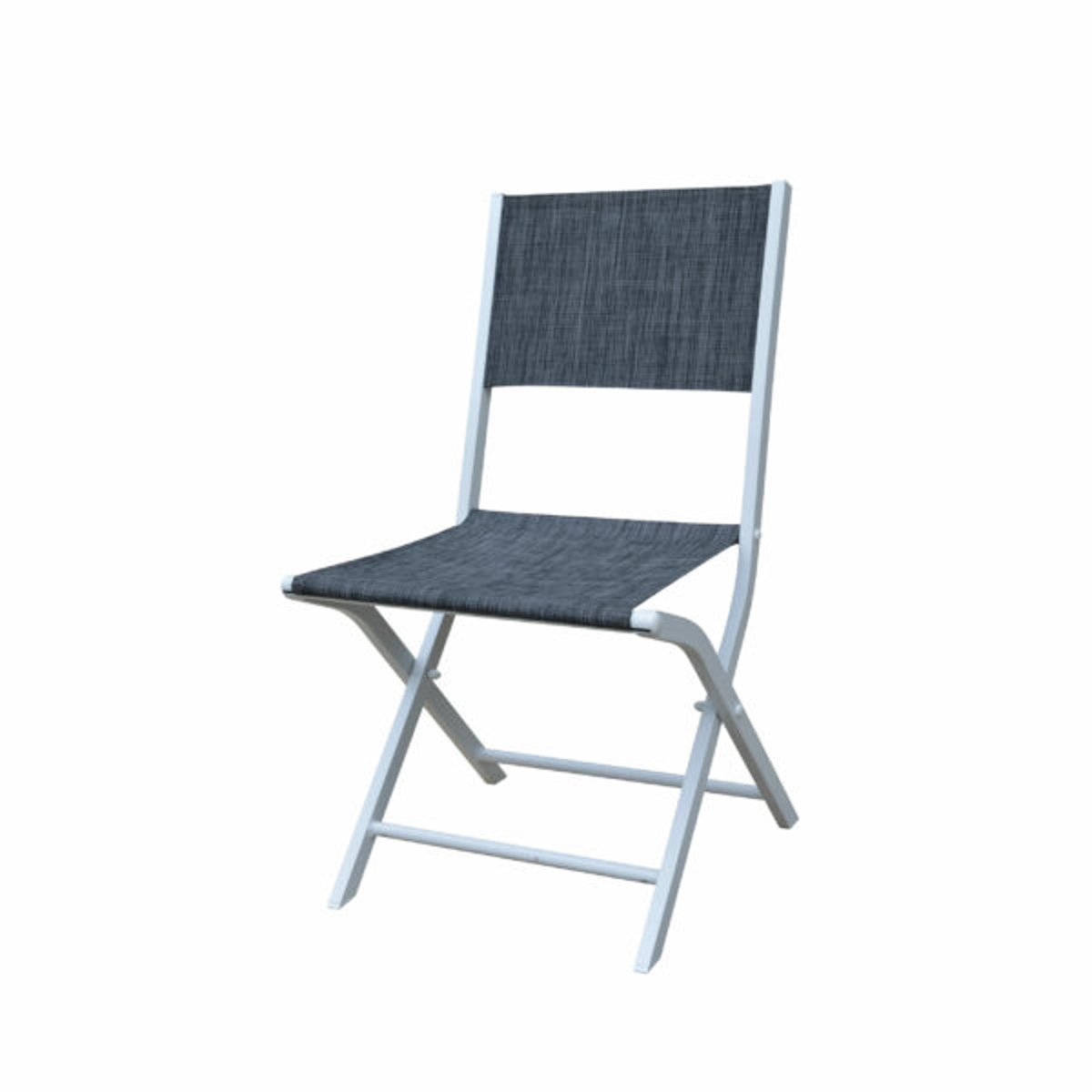 Ensemble en aluminium, 8 sièges MODULO blanc, WILSA GARDEN