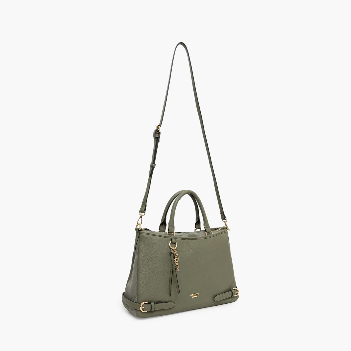 Grand sac shopper Tobi doré,kaki, LOLLIPOPS