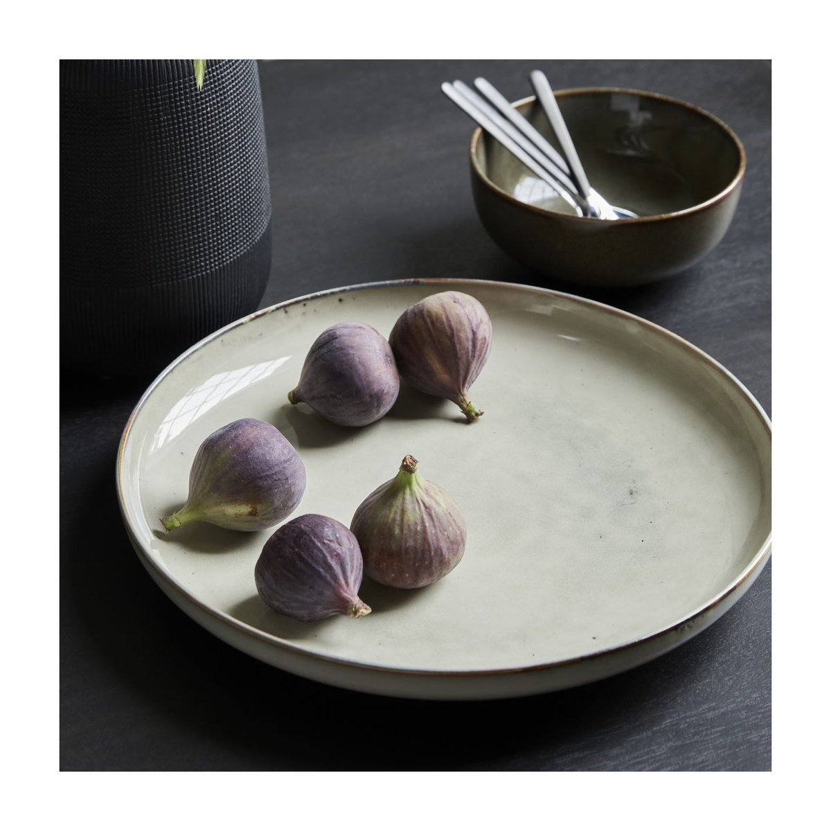 Plat de service Lake dia 30 cm gris, HOUSE DOCTOR