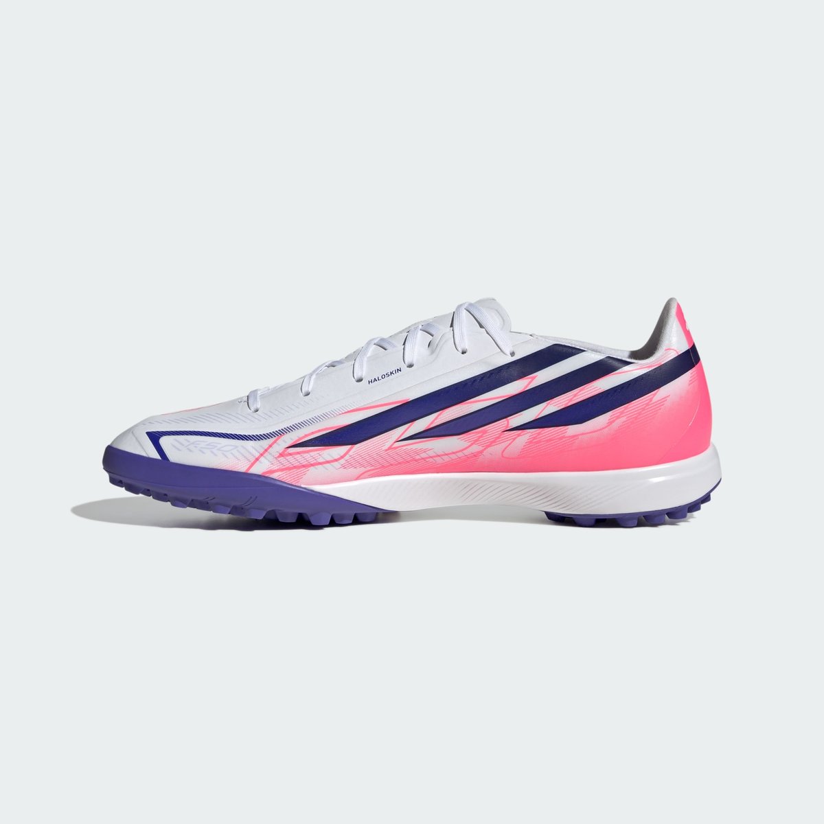 Chaussure De Football F50 Hyperfast League Turf Chaussure De Football F50 Hyperfast League Turf cloud white / solar purple / solar turbo, adidas Performance