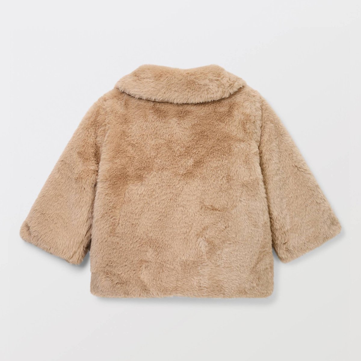 Veste en imitation fourrure cappuccino, BOUT'CHOU