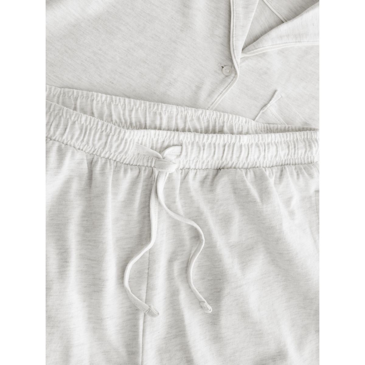 Pyjama en jersey boutonné gris, NEXT