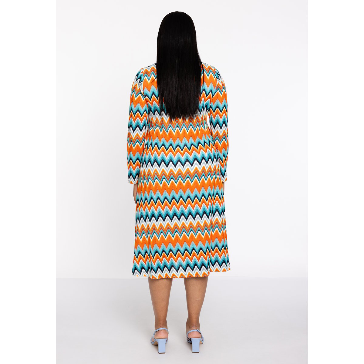 Robe imprimé / imprimée orange, YOEK