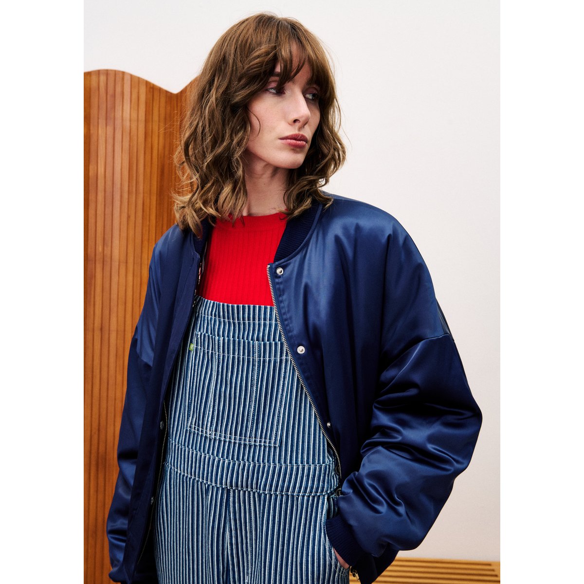 Bomber ASSAM bleu marine, FRNCH