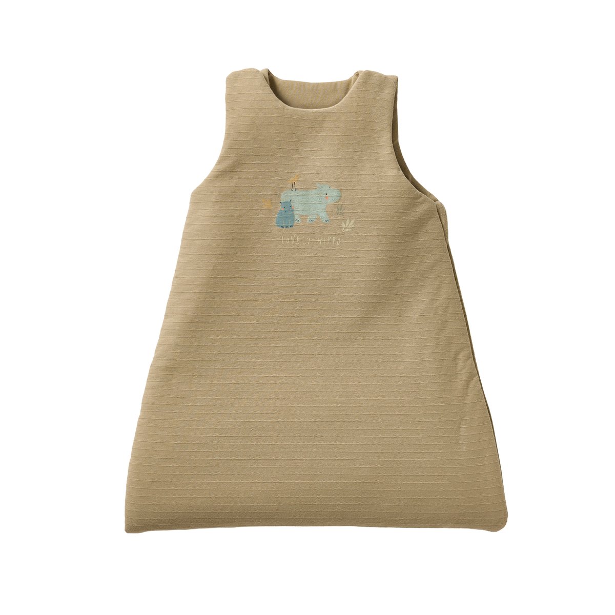 Gigoteuse hippopotame BAYOU en coton Bio vert, VERTBAUDET