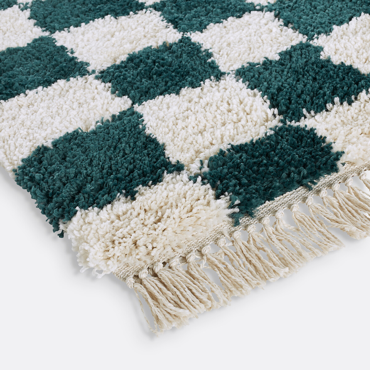 Tapis damier, Danito vert, LA REDOUTE INTERIEURS