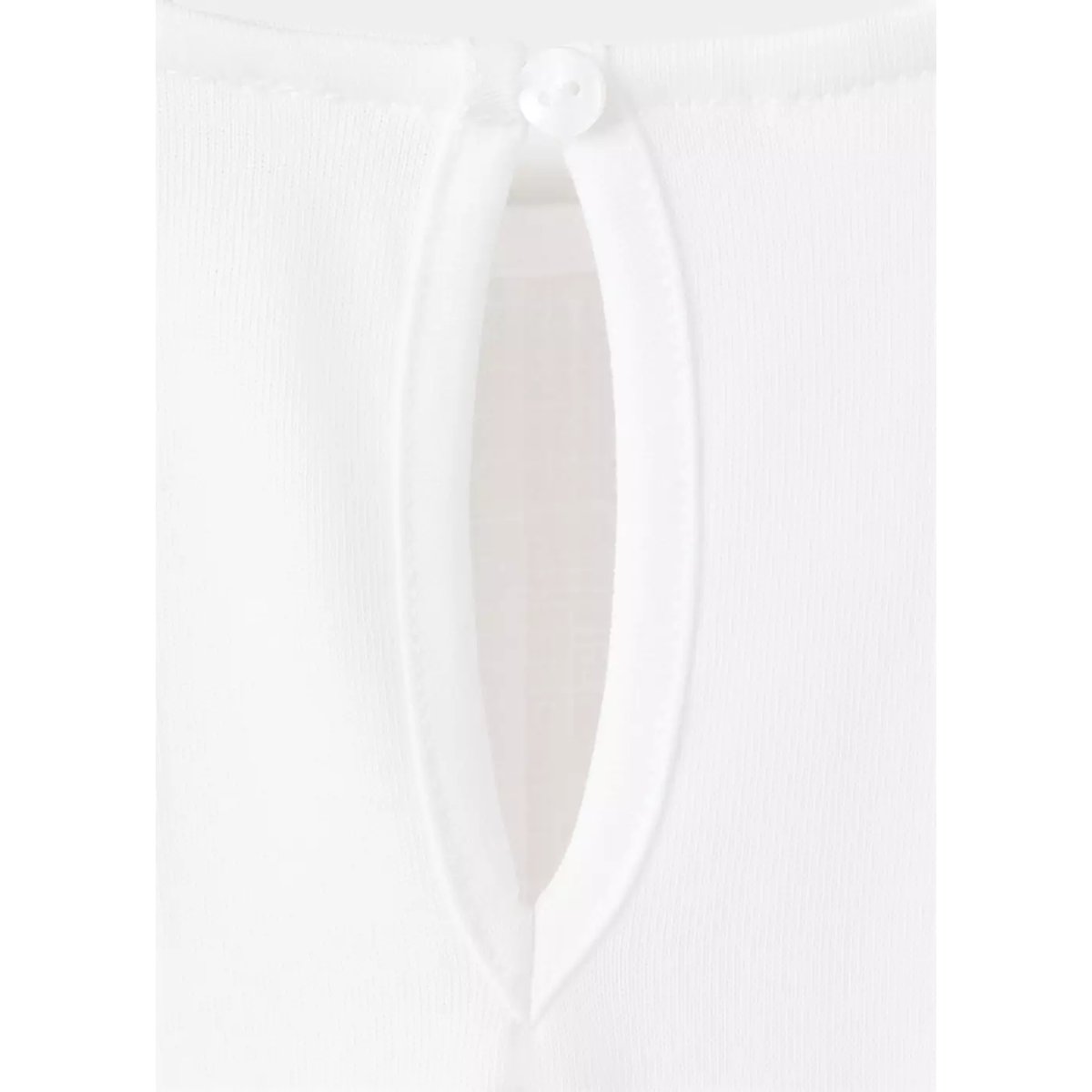 T-shirt à volants avec dentelle blanc cassé, MANGO BABY