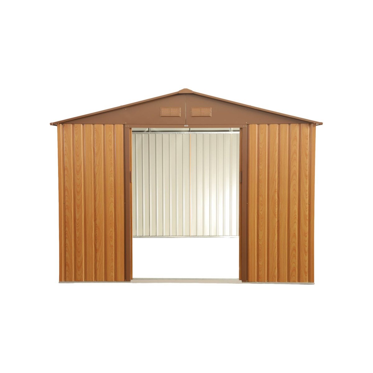Abri de jardin métal 8,95m² avec kit d'ancrage FLANDRES anthracite, SWEEEK