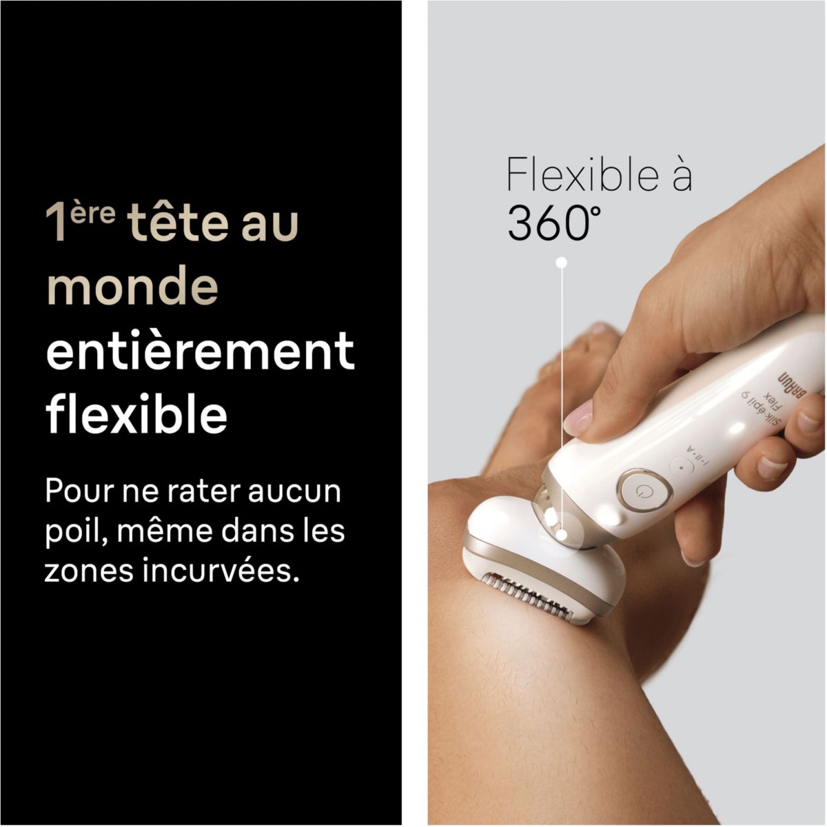 Epilateur électrique Silk-épil SES 9-060 3D Flex couleur unique, BRAUN