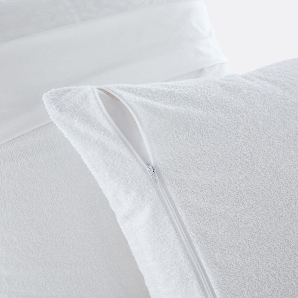 Funda de almohada de esponja impermeable antiácaros blanco, LA REDOUTE INTERIEURS