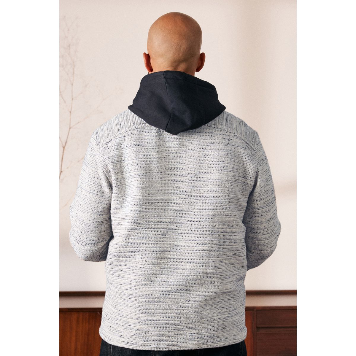 Veste-chemise texturée bleu, NEXT