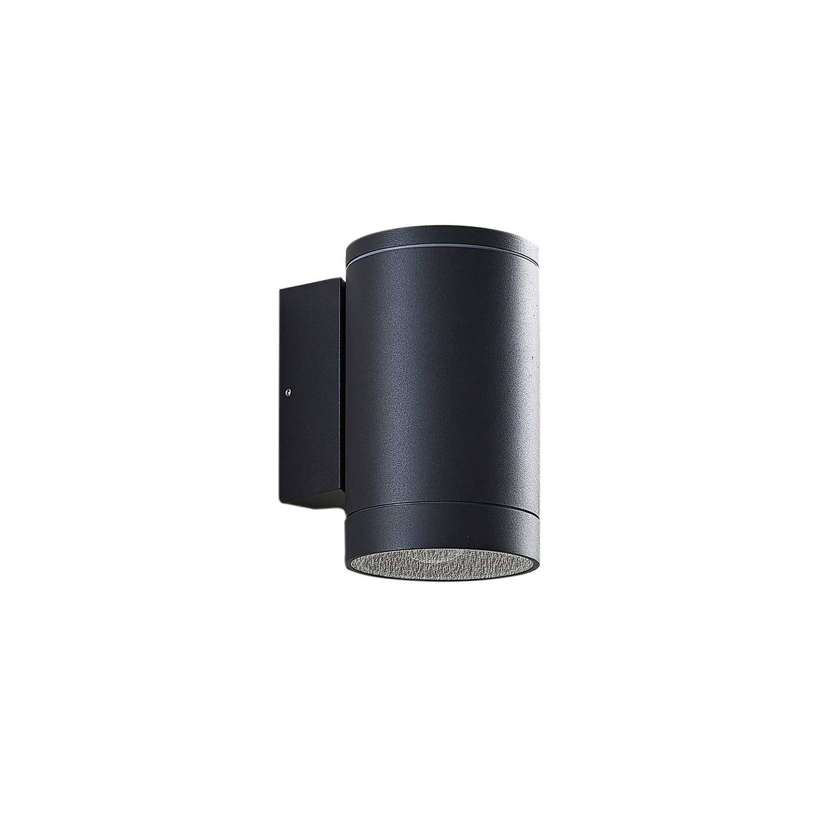 Applique extérieure en aluminium moderne gris foncé (ral 7024), LUCANDE