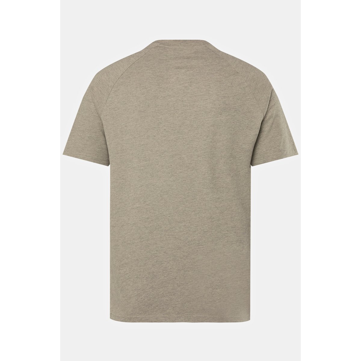T-shirt à manches courtes. Col rond chiné naturel, JP1880