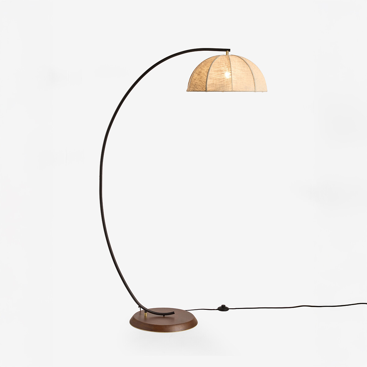 MADE.COM Benny Arching Floor Lamp cream, MADE