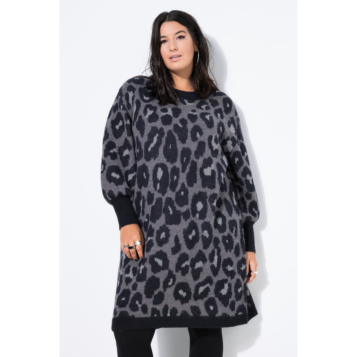 Robe en maille oversize anthracite, STUDIO UNTOLD