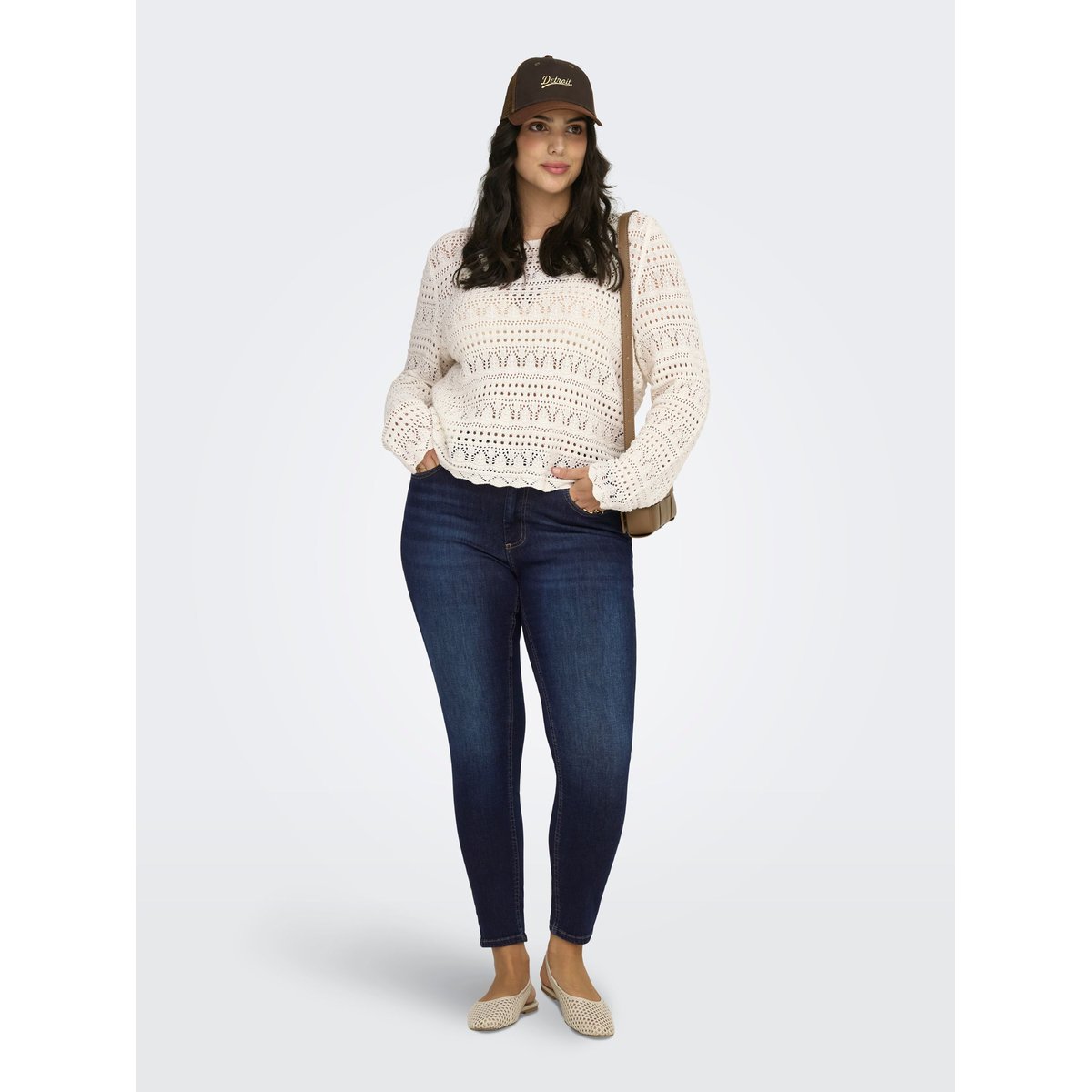 Pull En Maille birch, ONLY CARMAKOMA