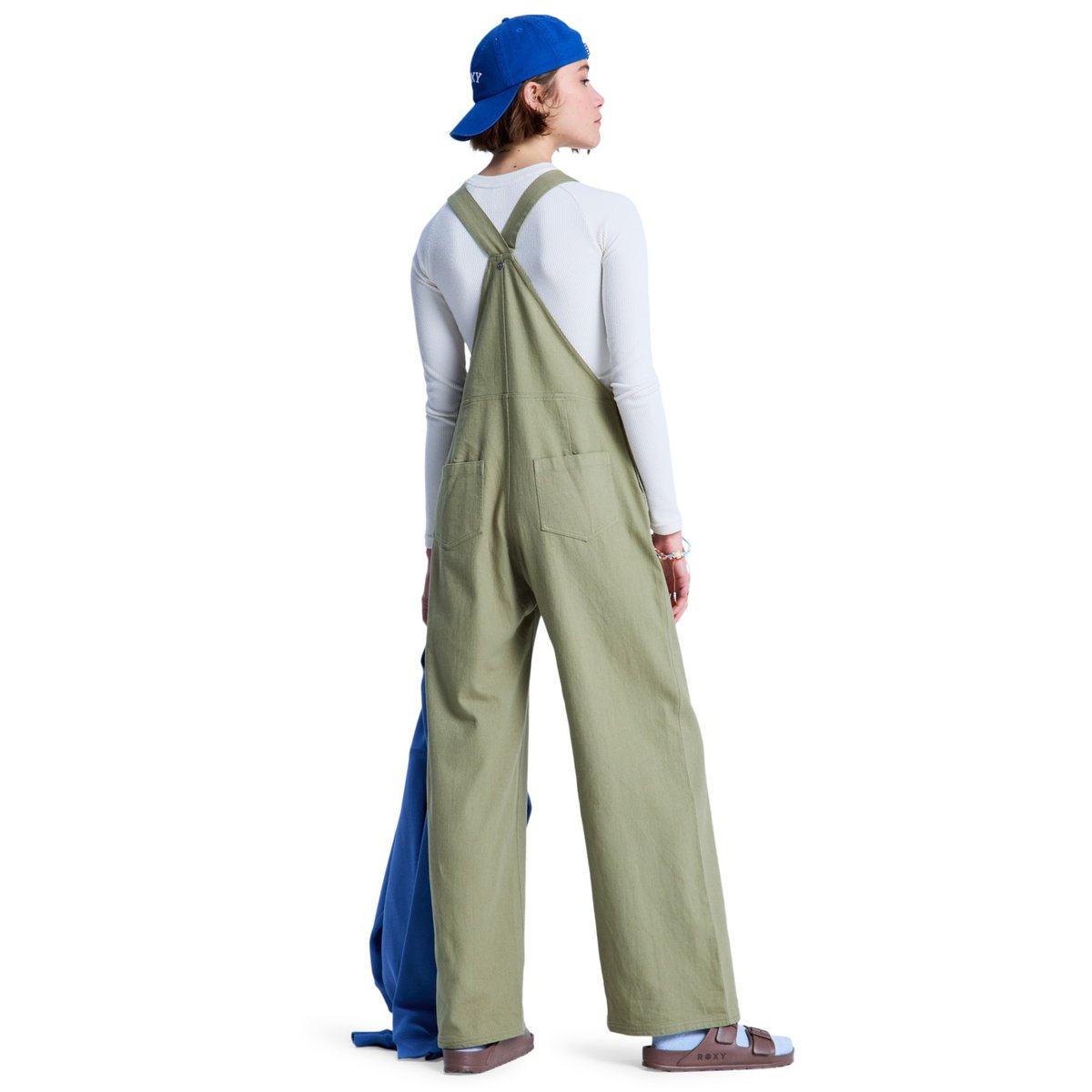 Salopette en sergé TRAIL BLAZER TWILL. vert oil green, ROXY