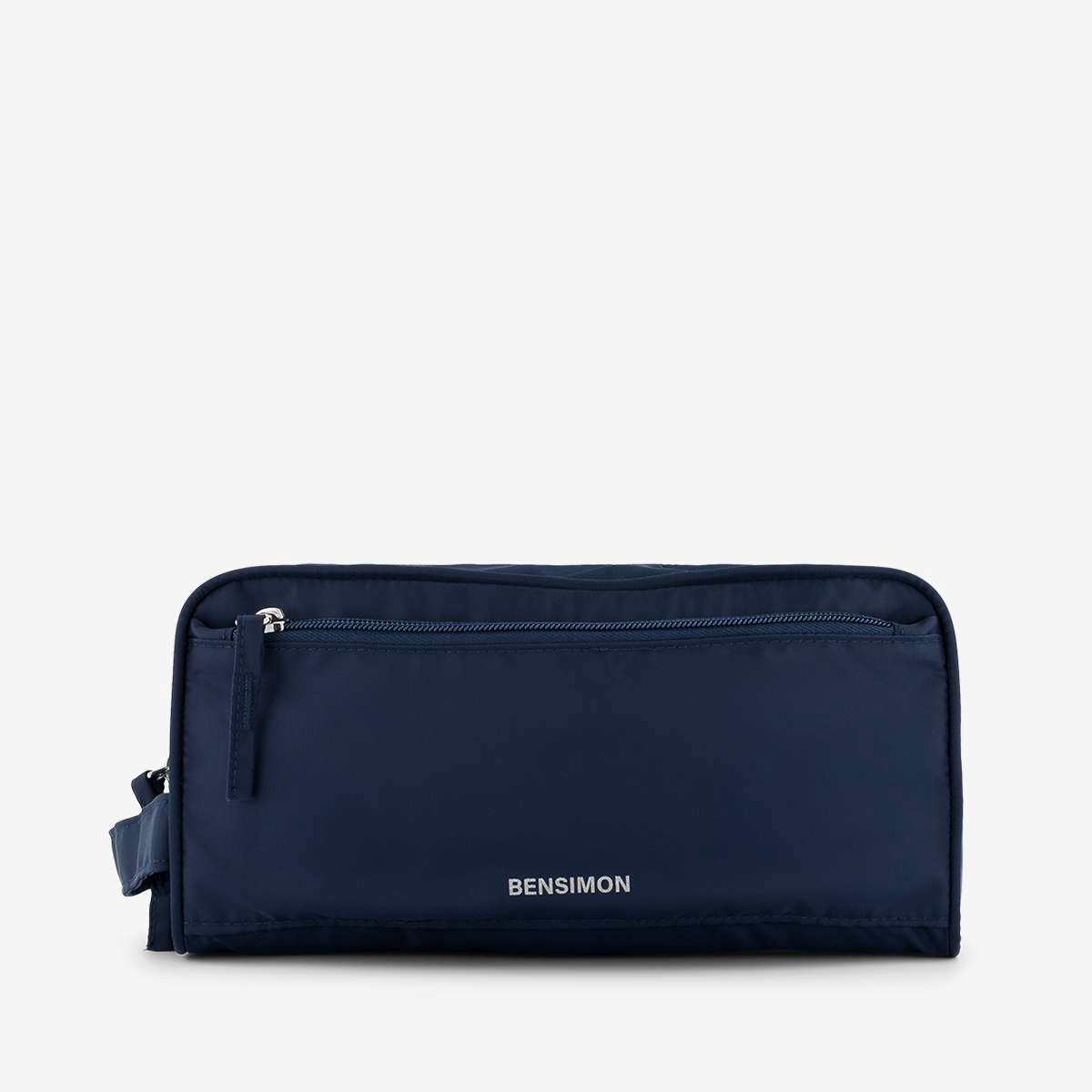 Trousse de toilette à compartiments en nylon recyclé TOILETRY BAG marine, BENSIMON
